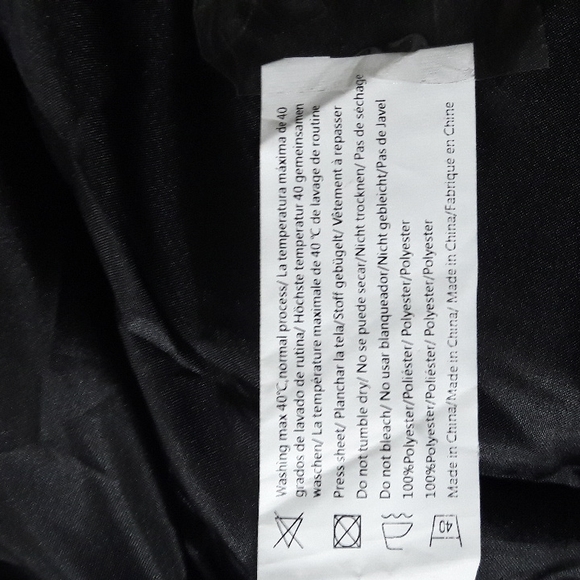 Light Women Jacket Black Size XL Camo Sleeves Fully Lined Front Zipper … - Picture 13 of 14